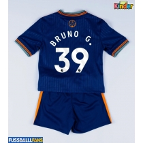 Newcastle United Bruno Guimaraes #39 3rd trikot Kinder 2025-26 Kurzarm (+ Kurze Hosen)